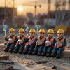 tiny construction workers