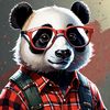 panda.in.plaid