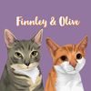 Finnley and Olive