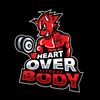 Heart over body