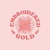 Embroidered Gold