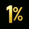 1%