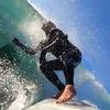 The Only Surfer in Avila Beach