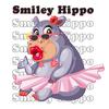 Smiley hippo