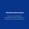rimbacandramawa