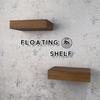 Floating shelf studio