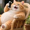 Crazy Orange Cat
