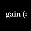 gain (: