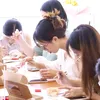 Nho đang học tiếng Hàn