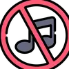 No music