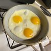 3 Eggs in a Pan