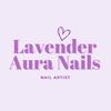 lavender aura nails💜