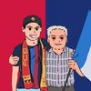 Visca familia 💙❤️