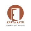 Karya kayu Aesthetic Door