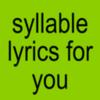 syllable-lyrics