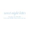sweetnight.letter