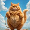 Silly Orange Cat