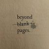 beyondblankpages
