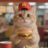 Funny orange cat668
