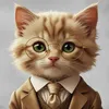 Gatinho de terno
