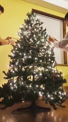 Decorating the 🎄with my fam  @olivermoy 😝❤️ | #Christmas #ChristmasTree #ChristmasCountdown #6DaysLeft