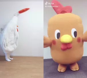敬意を表してエルチキパイセンとデュエット @【ローソン公式】エルチキンちゃん #いつでもエルチキ