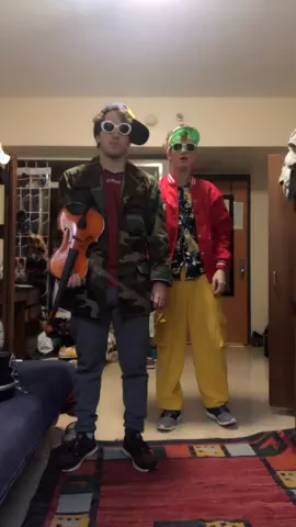 @taqueriaboy123 and I are back at it again! What should we do next? #flamingo #shrimp #violin #dab
