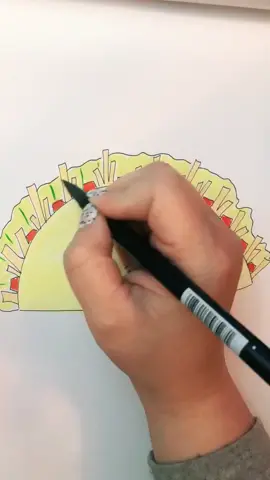 Tacos=bae 😍 #drawing #ad #sponsored #tacotuesday