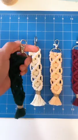 Macrame Keychains > Regular Keychains! #art #tiktokpartner #keychain #artist