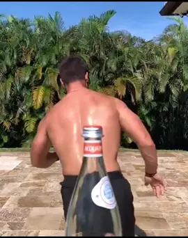 Bottle popping, none stopping with the #bottlecapchallenge 🔥 Have you tried it yet?