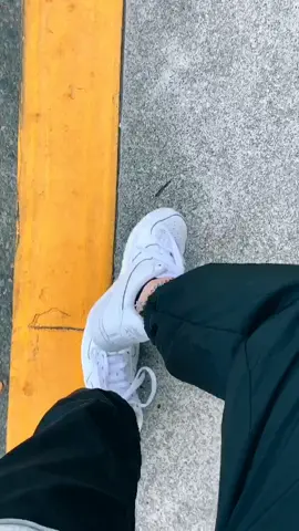 i cleaned my air forces and they looking extra cute now