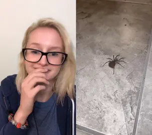 I hate spiders but u guys like when I react to them lol #duet with @thompson.official #foryoupage
