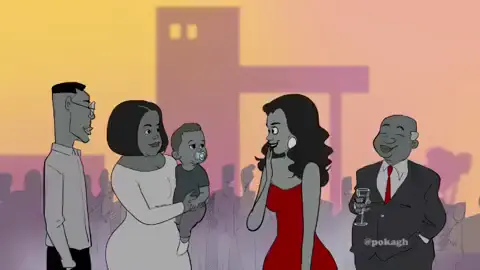 #repost @pokagh Tag this baby! And the victim. 🤦🏽‍♂️..#pokagh #animation #baby #art #wig #hairstyles