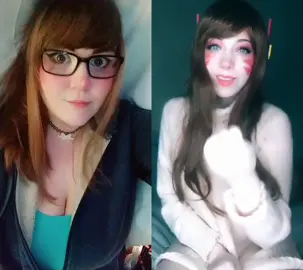 #duet with @ridley_cosplays Mei is a little overwhelmed when mean girl D.va approaches her