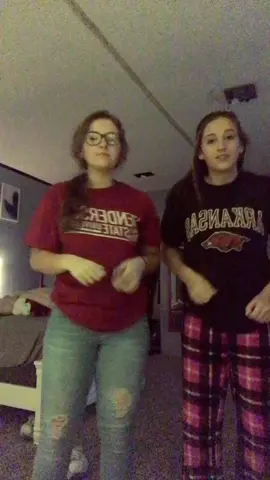 We were laughing bc I pushed her right before we started ##foryoupage #dance #foryou @victorialingo