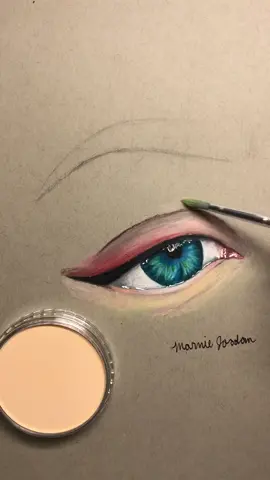 Part 2! I use Prismacolor Pencils and Strathmore Toned Grey Sketchbook. #fyp #foryou #fy #trending #viral #foryoupage #drawing #art #eye #feature