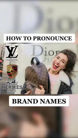 How to pronounce brand names correctly? #englishspeaking #englishlesson #englishtips #learnenglish #brands #mcdonalds #chevrolet #adidas #porsche #ysl