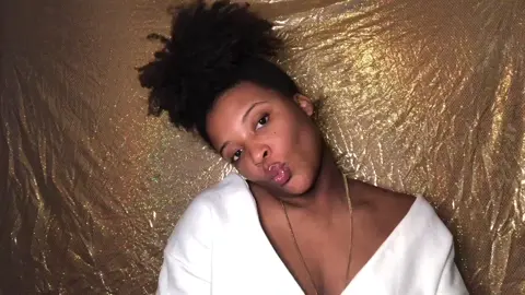 got my thickk natural hair into a sleek low puffff😉🥰 #fyp #4u #foryoupage #foryopage #naturalhair #curls #hairtips #type4hair #howidothings