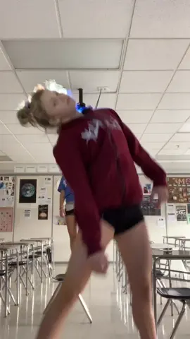 Snuck into a classroom during break for this 😩 #bang #school #dance #funny