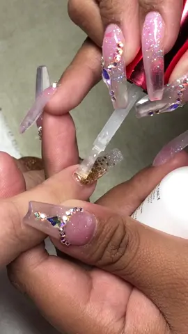 WATCH THIS ❤️❤️❤️#newyearsnails #nailschallenge #youngnails #longnails #acrylicnails