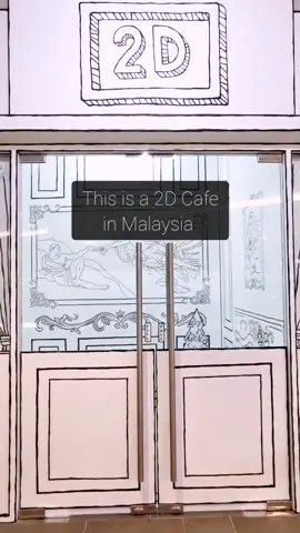 Inside a 2D Cafe 😁 #Malaysia #malaysiatiktok #fyp #foryoupage #tiktoktravel #traveldiaries #kualalumpur
