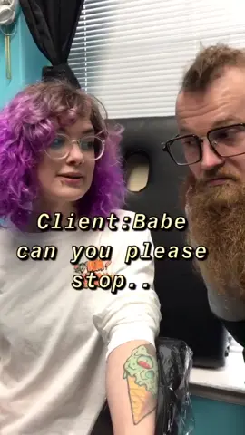 Tattoo client brings jealous boyfriend PT.2 😩 @dobbybouglas @aloreeios #teamdestroy #tattoo #skit #meme #tattoos