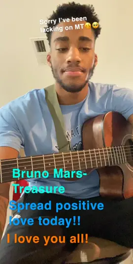 Treasure 🔥🔥 #fyp #foryou #xyzbca #guitarcover #guitar #follow #makemefamous #makemeviral #famous