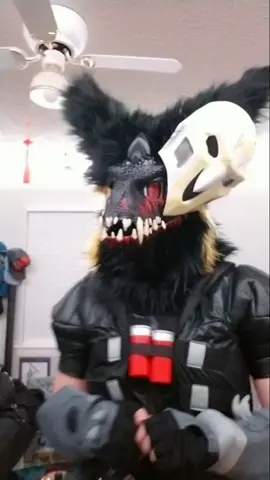 Its not that bad but I am a little stressed 😅 #reapytheindoraptor #fyp #foryoupage #xyzbca #dinomask #indoraptor #fursuit #furry #fursona #dcp