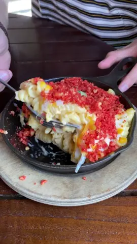 When Hot Cheetos and Mac N Cheese make a baby 🔥🧀 What would you name it? #collegehacks #WhatWouldHarleyDo #macncheese