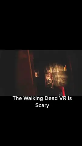 The walking Dead VR is scary #VR #memes #lol #thewalkingdead #saintsandsinners