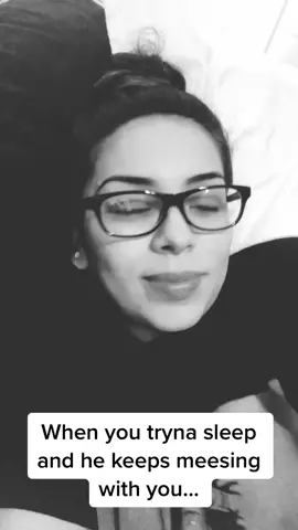 When all you want is some sleep but your SO keeps messing with you... #babestopchallenge #fyp