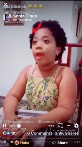 Hahaha me encanto La Niña hermosa Dios la bendiga