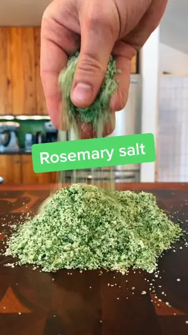 This Rosemary salt will change your life....#tiktokfoodie #salt #fyp #cook #Foodie #FoodLover #cooking #food