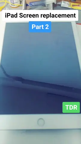 lol .. i dunno. iPad 6 digitizer repalcement part 2... #tada... #ipad #repair #apple #UltraSmoothMoves